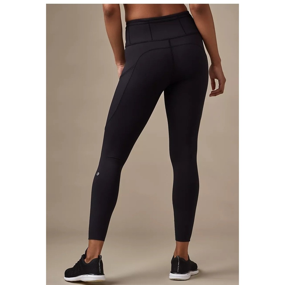 Lululemon All the Right Places Tight 28 Womens 6 Black Excellent High Rise